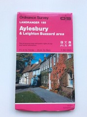 Ordnance Survey Landranger Map 165 Aylesbury & Leighton Buzzard area