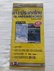 Island & Beaches of Thailand Map