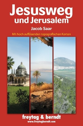 Freytag-Berndt Jerusalem and the Route of Jesus (Map) (UK IMPORT)