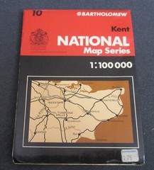 Bartholomews National Map Series 1:100,000: Sheet 10 – KENT