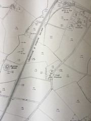 1910 Ordnance Survey 25 Inch To 1 Mile Sheet Map Of Lylestone, Ayrshire