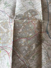 1999 Ordnance Survey Explorer Map 182 St Albans And Hatfield inc Hemel Hempstead