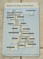 Ordnance Survey Quarter-Inch Map Sheet 8 SOLWAY FIRTH Popular 5th Series 1966