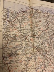 Vintage Motoring and Hiking Map R North East Scotland 1930s Aberdeen – Buckie