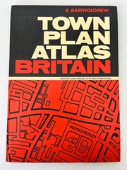 Bartholomew Town Plan Atlas Britain Book 1973 Vintage Maps Hardcover
