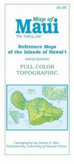 Map of Maui: The Valley Isle by James A. Bier Map Book