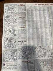 Germany and Austria AAA international travel service fold out map 1963