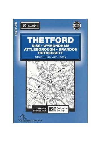 Thetford: Diss, Brandon by Ordnance Survey Sheet map, folded Book The Fast Free