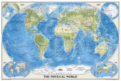 Nat Geo Maps World Physical Map [Laminated] (Map) (UK IMPORT)
