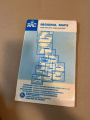 Retro 1970s RAC Map East Anglia Leicester King’s Lynn Nottingham Cambridge