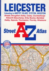 A-Z Leicester Street Atlas – Geographers’ A-Z Map Company – Good – Paperback
