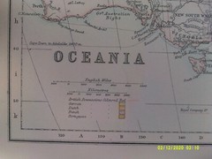 Antique Map. OCEANIA. c1900. VG.