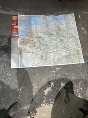 vintage Michelin Map 987 featuring Germany, Austria, and Benelux Ref Bb6