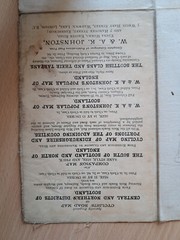 W.&A.K. Johnston’s New Map of Scotland – sheet 6 3ins to mile for tourists etc