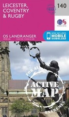 Leicester, Coventry & Rugby (Map) OS Landranger Active Map