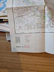 Ordnance Survey Map Of Great Britian – RIPON – 1966 – 1/63360