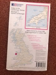 OS Ordnance Survey Landranger Map Sheet 123 Lleyn Peninsula.1999. Used List 133