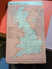Bonar-bridge vintage OS Map sheet 21 (1966)
