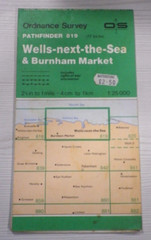 Pathfinder Maps: Wells-next-the-Sea by Ordnance Survey Sheet map, 819 (TF84/94)