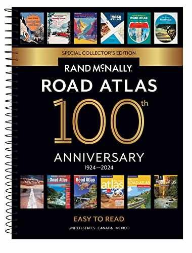 Rand McNally 2024 Midsize Easy to Read – – Spiral-bound, by Rand McNally – Good