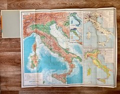 Italy Vintage Soviet Reference Map 1972