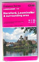 HEREFORD, LEOMINSTER & surrounding area – Ordnance Survey Landranger map