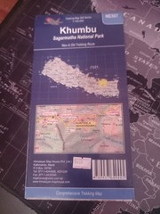 Khumbu Sagarmatha National Park Trekking Map NE507 Everest Base Camp