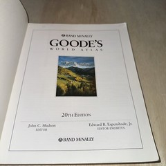Goode’s World Atlas Rand McNally 20th Edition