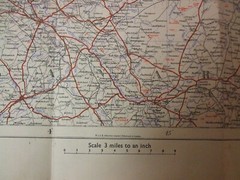 Vintage original Scottish ‘Motoring and Hiking’ map
