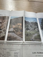 LOS PADRES NATIONAL FOREST MAP – Vintage Map 1984