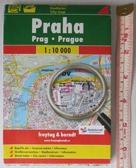 Foldout City Map of Prague • Freytag & Berndt • 2010 • Used