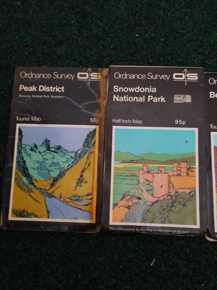 Joblot of 4 Ordnance Survey Tourist Maps Multiple Places See Photos #66