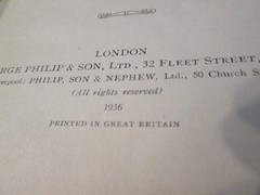 Philips Handy Volume Atlas of the World – 1936 – pub. Philips.