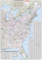 Rand McNally Folded Map: Eastern United States Multicolor