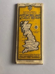 Vintage Bartholomews Quarter Inch Cloth Map, Sheet 11, Dingwall-Portree, 1940’s