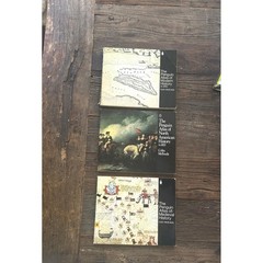 Vintage Penguin Atlas History Book Lot Medieval Modern North America Maps Study