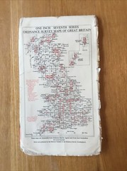 1962 Ordnance Survey One Inch Seventh Series Map 20 Ullapool (incl Ardcharnich )