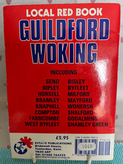 Aldershot & Guildford OS Map 186 & Guildford & Woking Local Red Book A-Z Atlas
