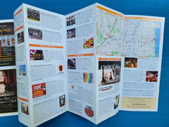Washington pocket guide, tourist map, streets, places visit, metro underground