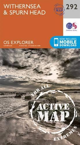 Withernsea and Spurn Head (Map) OS Explorer Active Map