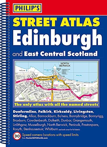 Philip’s Street Atlas Edinburgh and East Centra… by Philip’s Maps Spiral bound