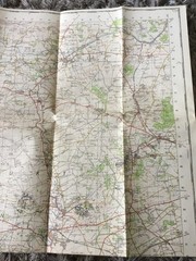 1963 Ordnance Survey Seventh Series One Inch Map 167 Salisbury (incl Tidworth)