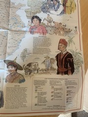 National Geographic The Peoples Of China Map Magazine 1980