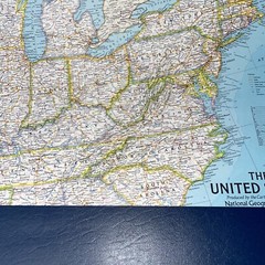 1988 National Geographic Historical Atlas Of The U.S. Guide Maps to U.S. History