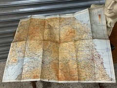 Vintage Ordnance Survey Linen-Backed Folding Maps circa 1930’s/40’s (A/F)