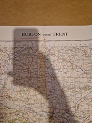 Ordnance Survey Map Of Great Britian – BURTON UPON TRENT – 1966 – 1/63360