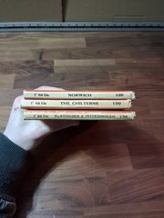 3x Vintage OS One-Inch Maps