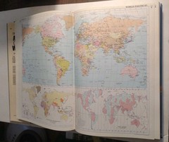 The Times Atlas Of The World 7th Comprehensive Edition Large Hardcover Book 1989