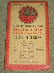 OS Ordnance Survey 1″ New Popular Edition sheet 159 The Chilterns; 1947 on cloth