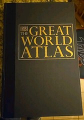 The Great World Atlas DK maps terrain models satellite images 2002 book 18″x12″